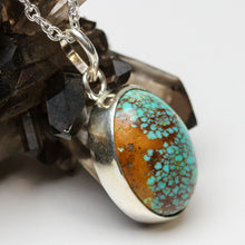 Load image into Gallery viewer, Turquoise and Silver Pendant