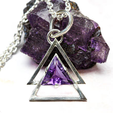 Load image into Gallery viewer, Trinity: Amethyst Pendant