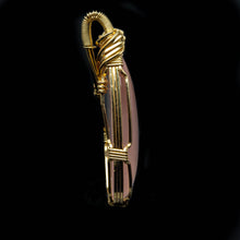 Load image into Gallery viewer, Love: Rose Quartz in Gold Pendant