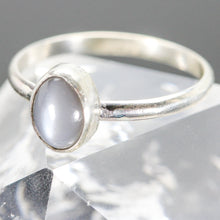 Load image into Gallery viewer, Peace: Moonstone and Sterling Silver Ring