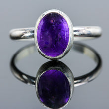 Load image into Gallery viewer, Hope : Amethyst and Sterling Silver Ring