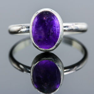 Hope : Amethyst and Sterling Silver Ring