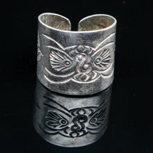 Load image into Gallery viewer, Adjustable Handmade Silver Ring