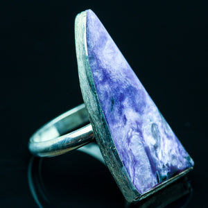 Charoite and Sterling Ring- Size 6.5