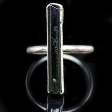 Load image into Gallery viewer, Tourmaline and Sterling Silver Ring
