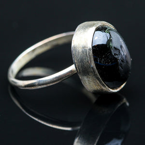 Black Star Diopside Ring- Size 8