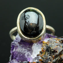 Load image into Gallery viewer, Black Star Diopside Ring- Size 8