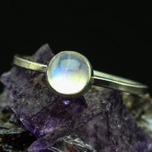 Load image into Gallery viewer, Goddess Light: Rainbow Moonstone Rings