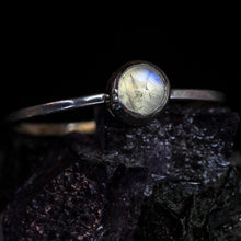 Load image into Gallery viewer, Goddess Light: Rainbow Moonstone Rings