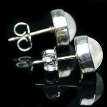 Load image into Gallery viewer, Rainbow Moonstone Stud Earrings