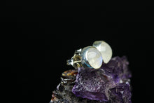 Load image into Gallery viewer, Rainbow Moonstone Stud Earrings