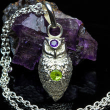 Load image into Gallery viewer, Wise one: Owl pendant