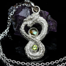 Load image into Gallery viewer, Cycle of Life Ouroboros Pendant