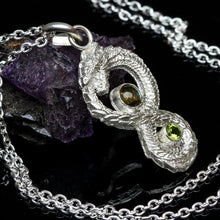Load image into Gallery viewer, Cycle of Life Ouroboros Pendant
