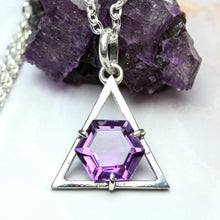 Load image into Gallery viewer, Eye of God: Amethyst Pendant