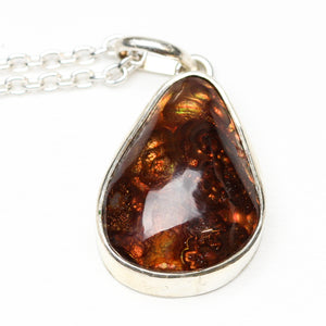 Fire Agate Pendant