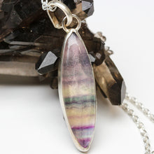 Load image into Gallery viewer, Fluorite and Sterling Pendant