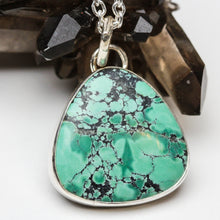 Load image into Gallery viewer, Turquoise and Silver Necklace