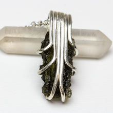 Load image into Gallery viewer, Space Encounter: Moldavite Pendant