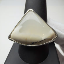 Load image into Gallery viewer, Agate ring in sterling silver, size 9.5, front view