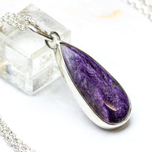 Load image into Gallery viewer, Starry Night: Charoite Pendant