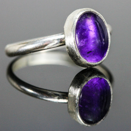Hope : Amethyst and Sterling Silver Ring
