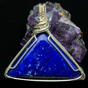 Lapis and Sterling Pendant