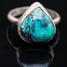 Load image into Gallery viewer, Turquoise and Sterling Ring- Size 5