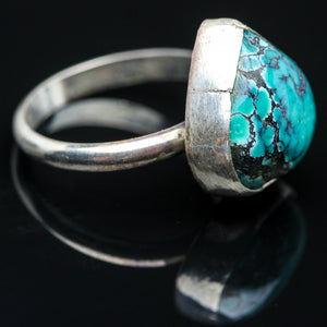 Turquoise and Sterling Ring- Size 5