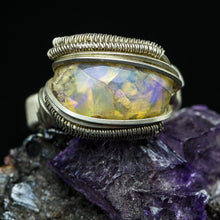 Load image into Gallery viewer, Opal and Sterling Ring- Size 6