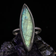 Load image into Gallery viewer, Dragon Scales: Labradorite Ring- Size 6.5