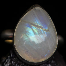 Load image into Gallery viewer, Love: Rainbow Moonstone Ring
