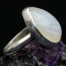 Load image into Gallery viewer, Love: Rainbow Moonstone Ring