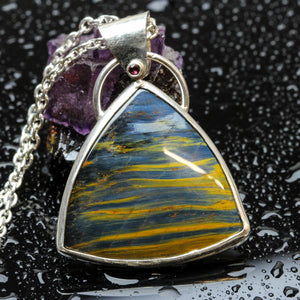 Color of the Storm: Pietersite pendant