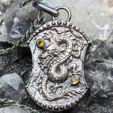 Load image into Gallery viewer, Dragon dog tag Pendant (Large)
