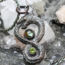 Load image into Gallery viewer, Cycle of Life Ouroboros Pendant