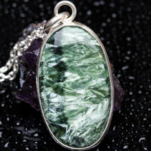 Load image into Gallery viewer, Angel Eyes: Seraphinite Pendant