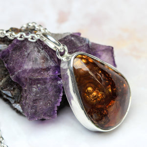 Fire Agate Pendant