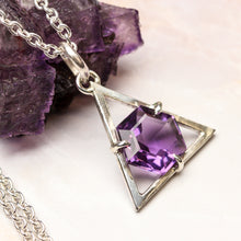 Load image into Gallery viewer, Eye of God: Amethyst Pendant